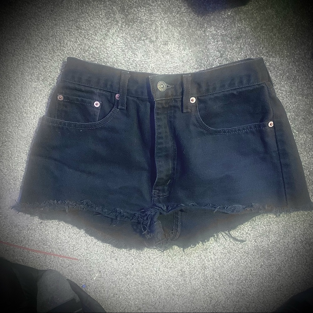 Levi’s ⚜️❕VINTAGE❕⚜️505 black shorts